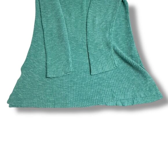 Eileen Fisher Organic Linen Cotton Open Knit Sweater Seafoam Size Large - Picture 5 of 8